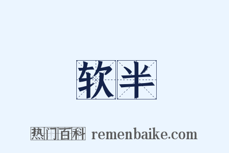 软半是什么意思的图片